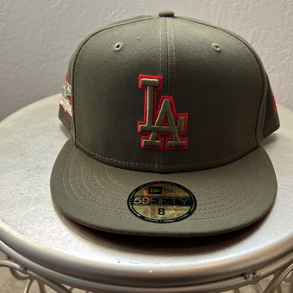 Los Angeles Dodgers New Era 59fifty 8 Locker Room Of Downey 1981 Patch